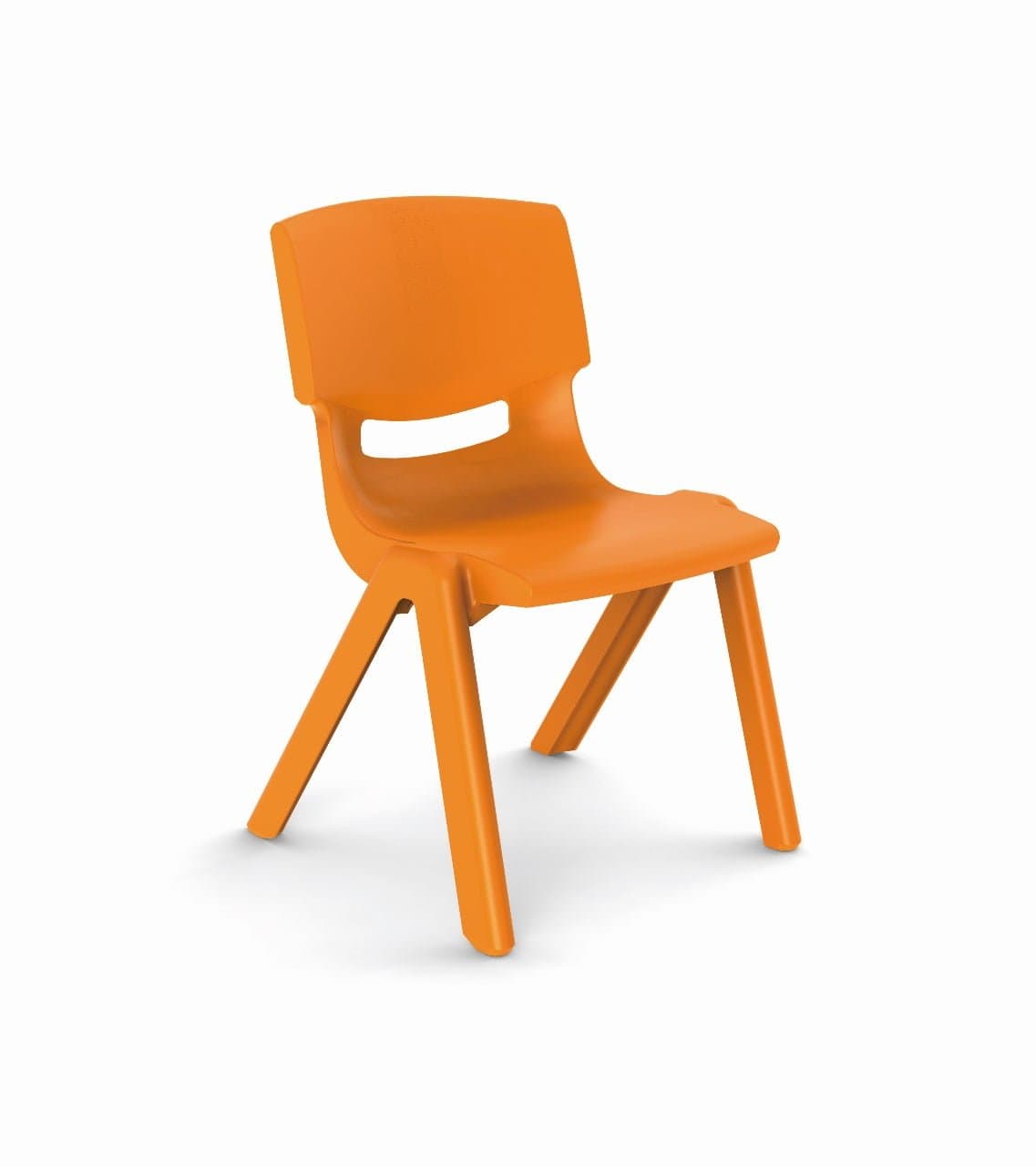 Chaise empilable en plastique pour école