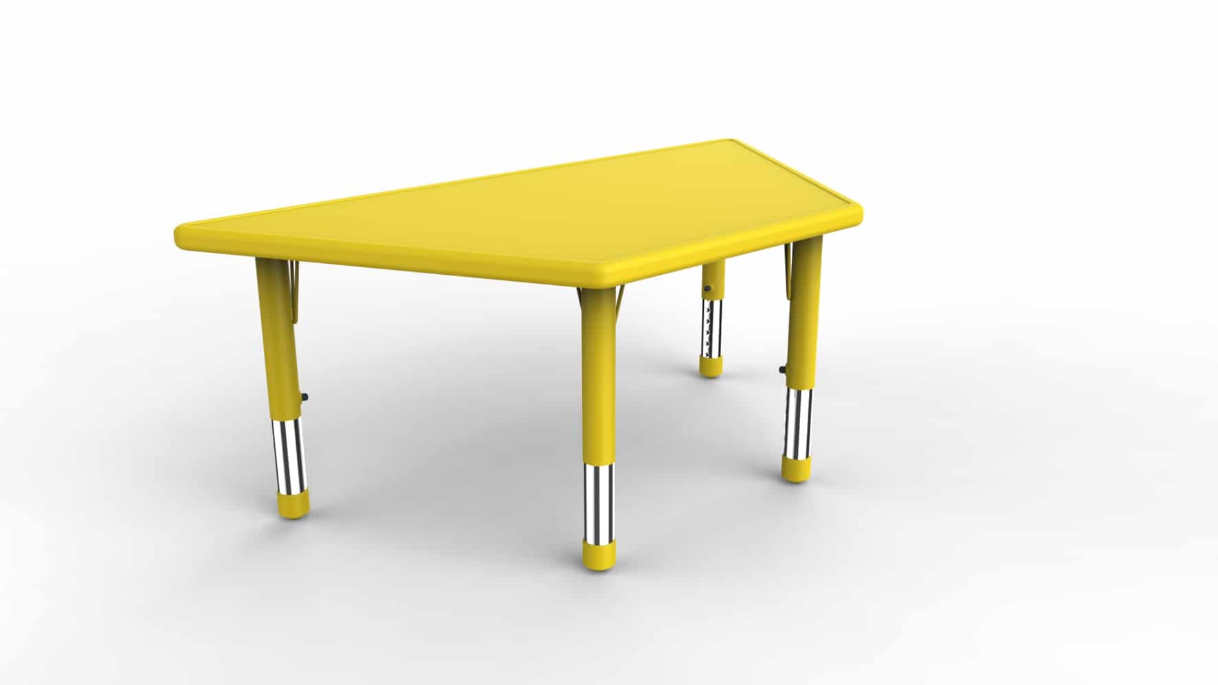 Table trapézoïde pour salle de classe